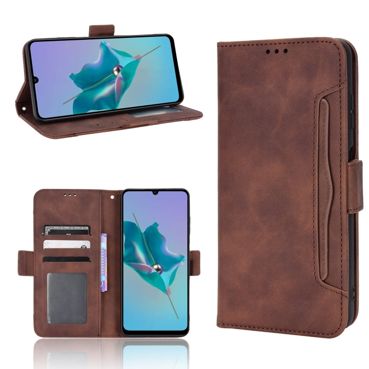Skin Feel Calf Pattern Leather Phone Case, For ZTE Blade A72