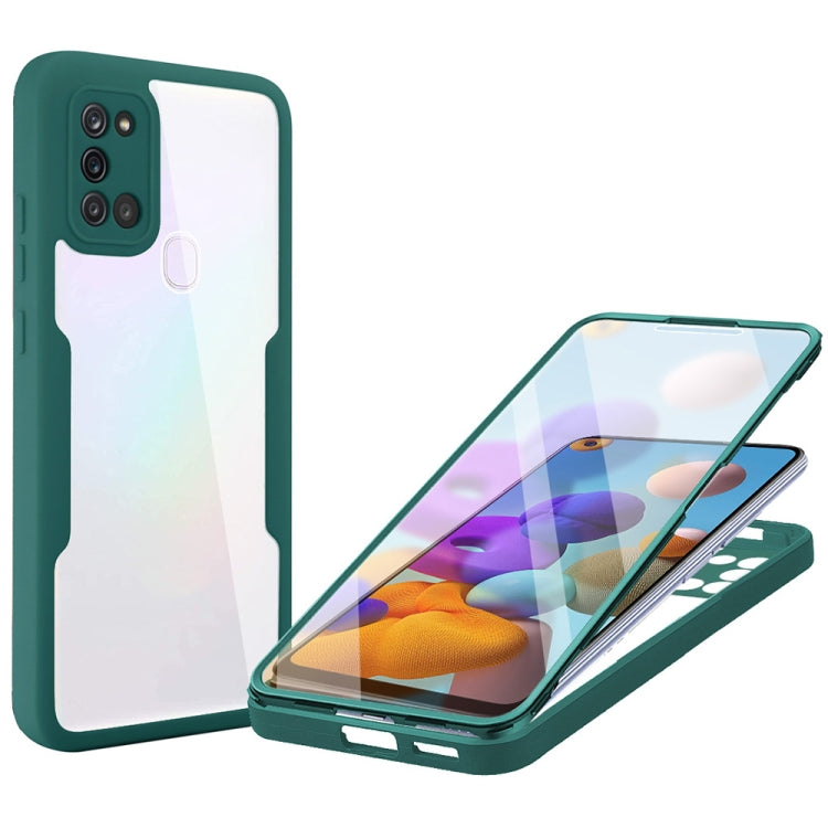 Acrylic + TPU 360 Degrees Full Coverage Shockproof Phone Case, For Samsung Galaxy A10s, For Samsung Galaxy A12, For Samsung Galaxy M52 5G, For Samsung Galaxy S22 5G, For Samsung Galaxy S22+ 5G, For Samsung Galaxy S22 Ultra 5G, For Samsung Galaxy A21s��...