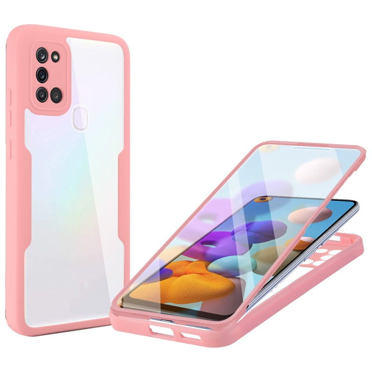 Acrylic + TPU 360 Degrees Full Coverage Shockproof Phone Case, For Samsung Galaxy A10s, For Samsung Galaxy A12, For Samsung Galaxy M52 5G, For Samsung Galaxy S22 5G, For Samsung Galaxy S22+ 5G, For Samsung Galaxy S22 Ultra 5G, For Samsung Galaxy A21s��...