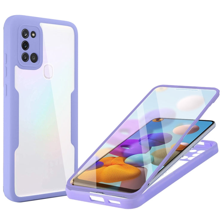 Acrylic + TPU 360 Degrees Full Coverage Shockproof Phone Case, For Samsung Galaxy A10s, For Samsung Galaxy A12, For Samsung Galaxy M52 5G, For Samsung Galaxy S22 5G, For Samsung Galaxy S22+ 5G, For Samsung Galaxy S22 Ultra 5G, For Samsung Galaxy A21s��...