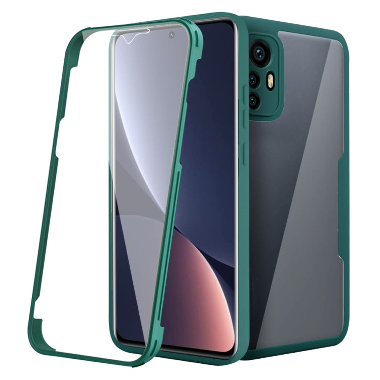 Acrylic + TPU 360 Degrees Full Coverage Shockproof Phone Case, For Samsung Galaxy A32, For OPPO A16 / A55 5G, For Xiaomi 12 5G, For Xiaomi 12 Pro 5G, For Xiaomi Redmi  K40, For Xiaomi Redmi Note 11 4G Global, For Xiaomi Poco X3 NFC / X3