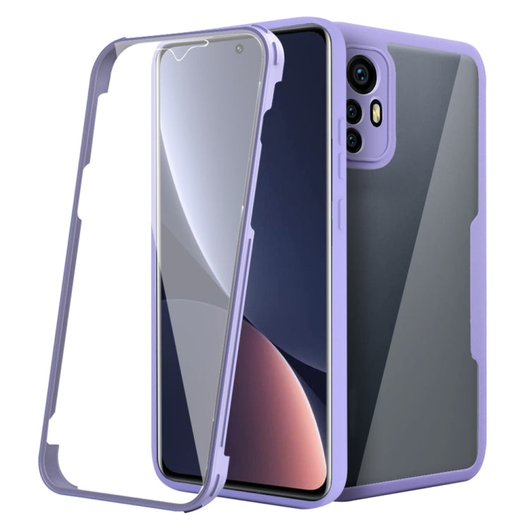 Acrylic + TPU 360 Degrees Full Coverage Shockproof Phone Case, For Samsung Galaxy A32, For OPPO A16 / A55 5G, For Xiaomi 12 5G, For Xiaomi 12 Pro 5G, For Xiaomi Redmi  K40, For Xiaomi Redmi Note 11 4G Global, For Xiaomi Poco X3 NFC / X3