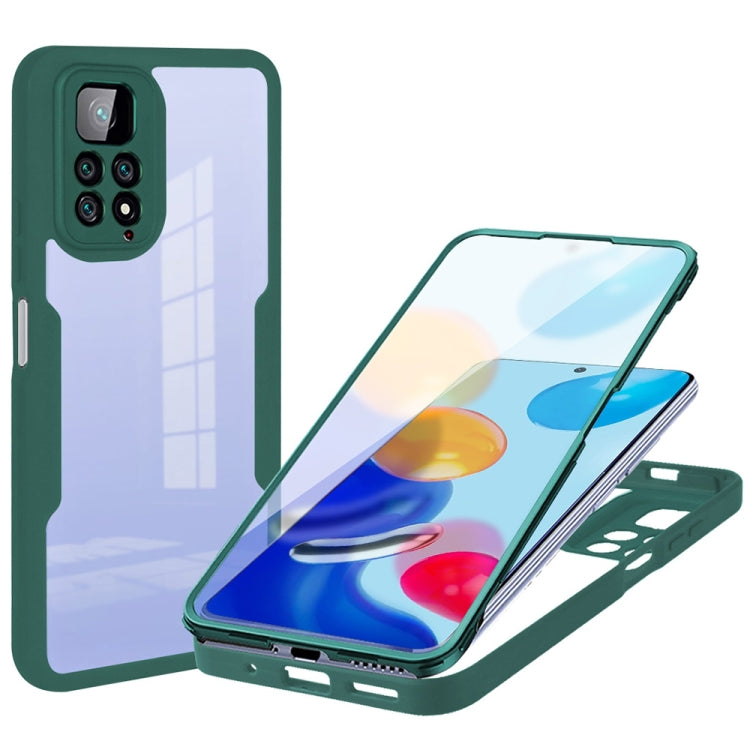 Acrylic + TPU 360 Degrees Full Coverage Shockproof Phone Case, For Samsung Galaxy A32, For OPPO A16 / A55 5G, For Xiaomi 12 5G, For Xiaomi 12 Pro 5G, For Xiaomi Redmi  K40, For Xiaomi Redmi Note 11 4G Global, For Xiaomi Poco X3 NFC / X3