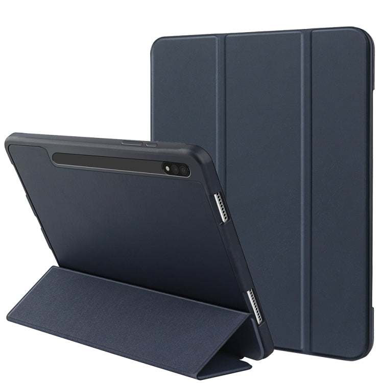 3-folding Honeycomb TPU Smart Leather Tablet Case