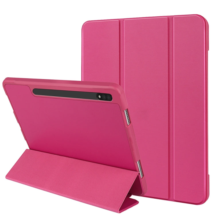3-folding Honeycomb TPU Smart Leather Tablet Case