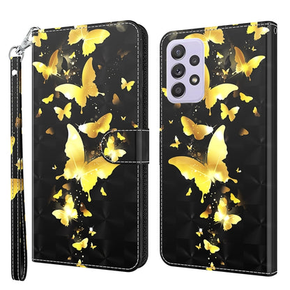3D Painting Pattern TPU + PU Leather Phone Case