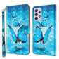 3D Painting Pattern TPU + PU Leather Phone Case
