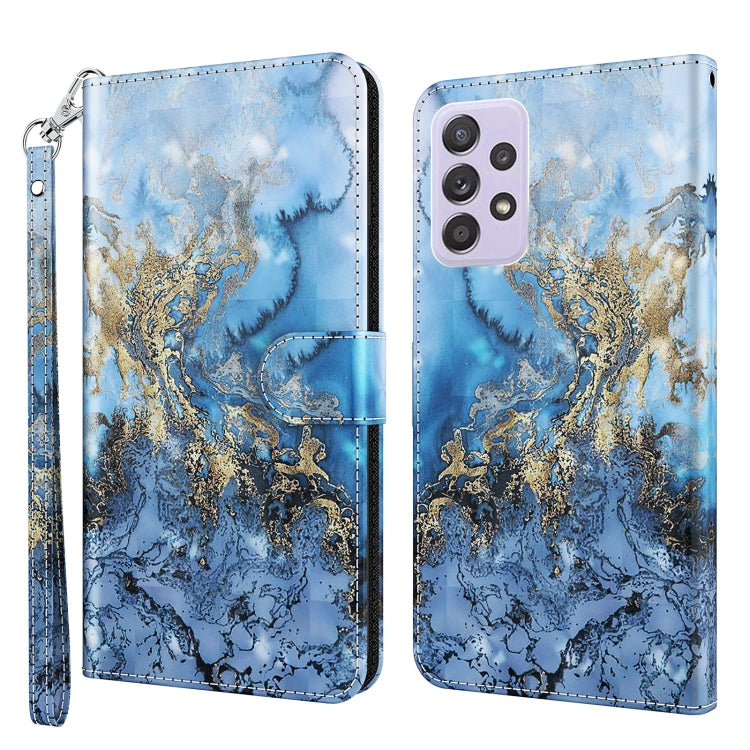 3D Painting Pattern TPU + PU Leather Phone Case