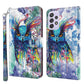 3D Painting Pattern TPU + PU Leather Phone Case