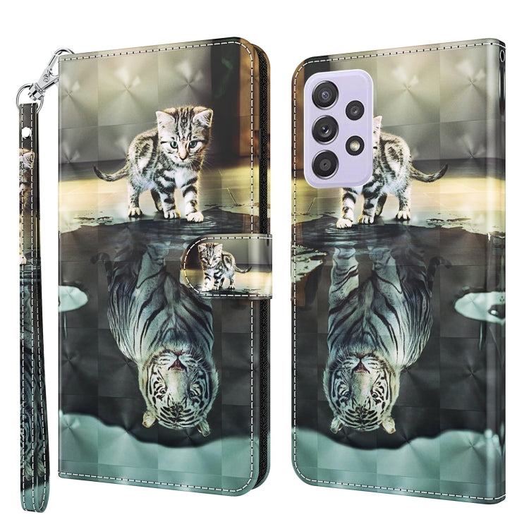 3D Painting Pattern TPU + PU Leather Phone Case