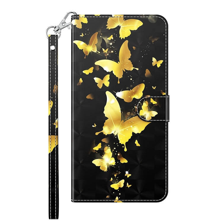 3D Painting Pattern TPU + PU Leather Phone Case