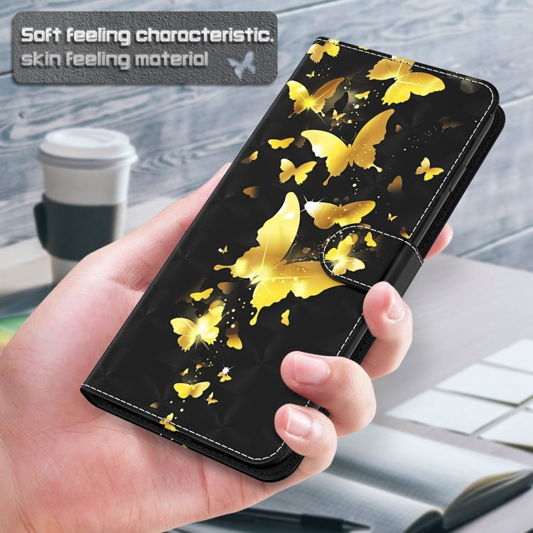 3D Painting Pattern TPU + PU Leather Phone Case