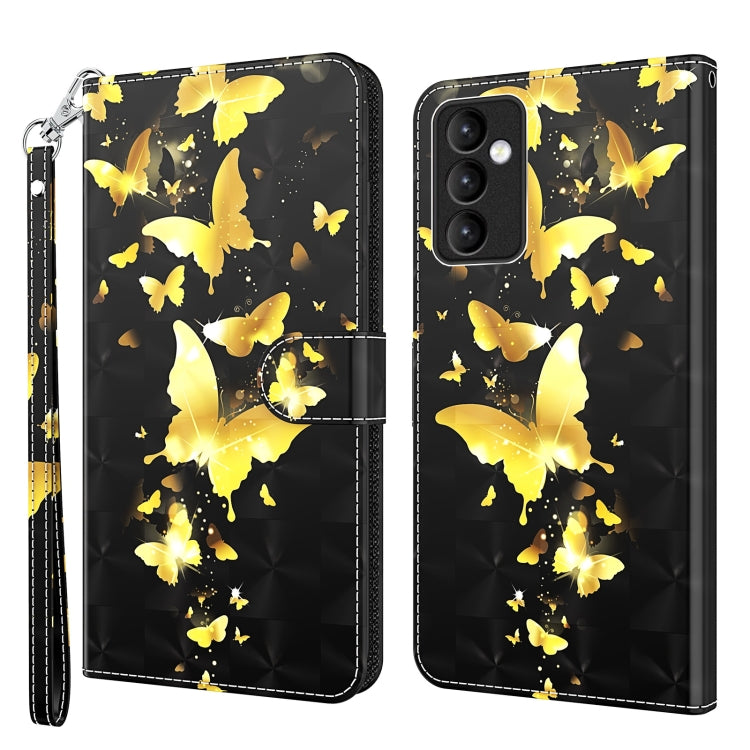 3D Painting Pattern TPU + PU Leather Phone Case