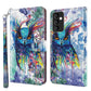 3D Painting Pattern TPU + PU Leather Phone Case