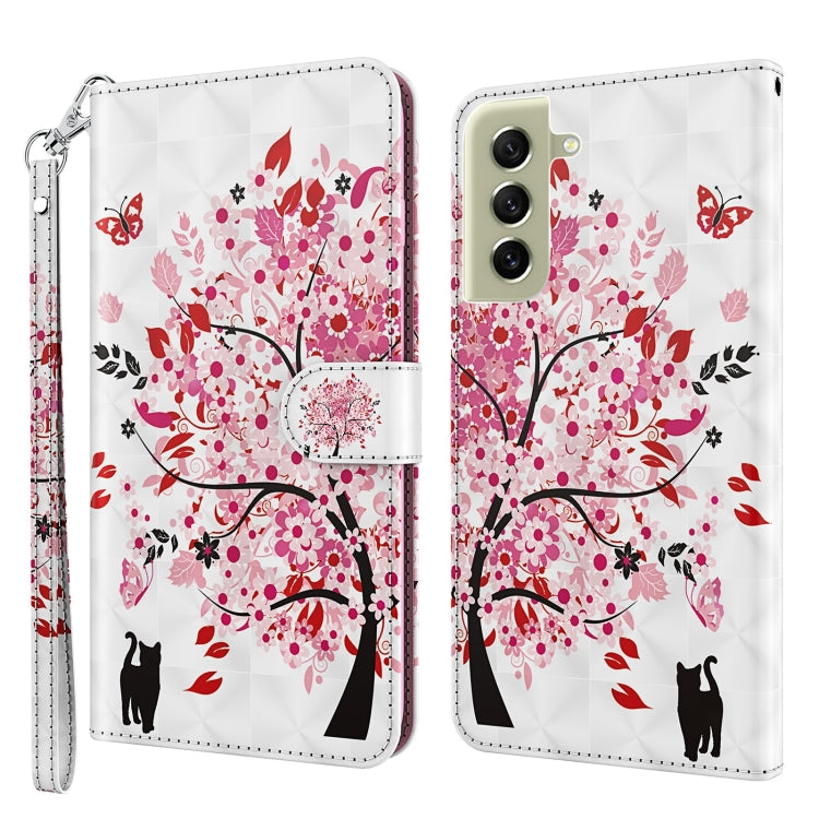 3D Painting Pattern TPU + PU Leather Phone Case
