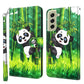 3D Painting Pattern TPU + PU Leather Phone Case