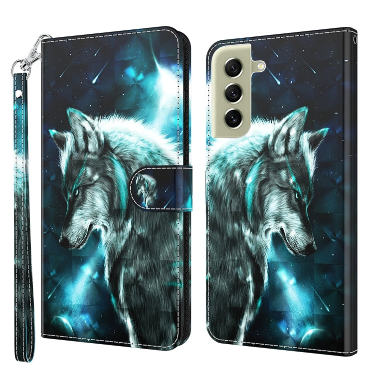 3D Painting Pattern TPU + PU Leather Phone Case