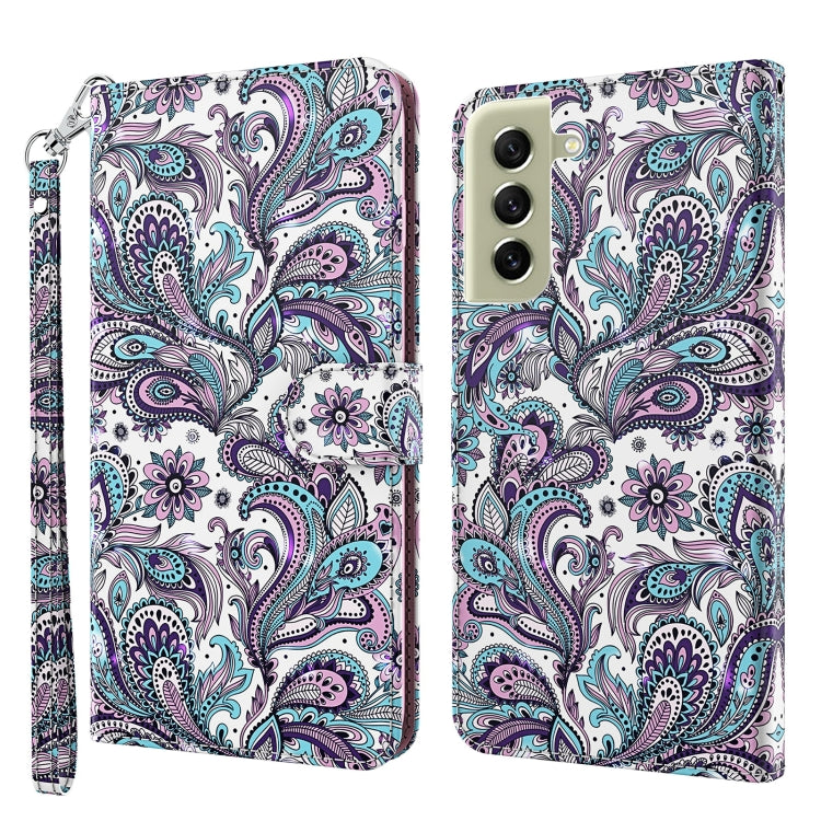 3D Painting Pattern TPU + PU Leather Phone Case