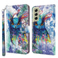 3D Painting Pattern TPU + PU Leather Phone Case