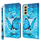3D Painting Pattern TPU + PU Leather Phone Case