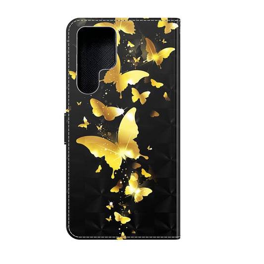 3D Painting Pattern TPU + PU Leather Phone Case