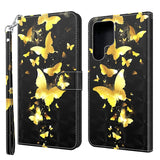 3D Painting Pattern TPU + PU Leather Phone Case