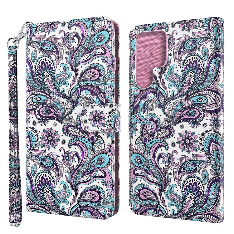 3D Painting Pattern TPU + PU Leather Phone Case