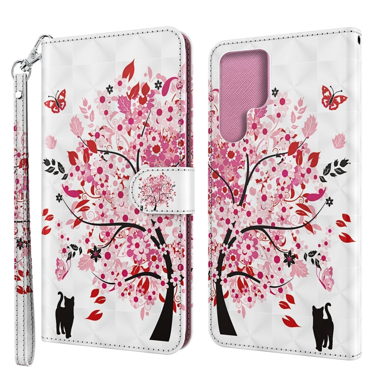 3D Painting Pattern TPU + PU Leather Phone Case