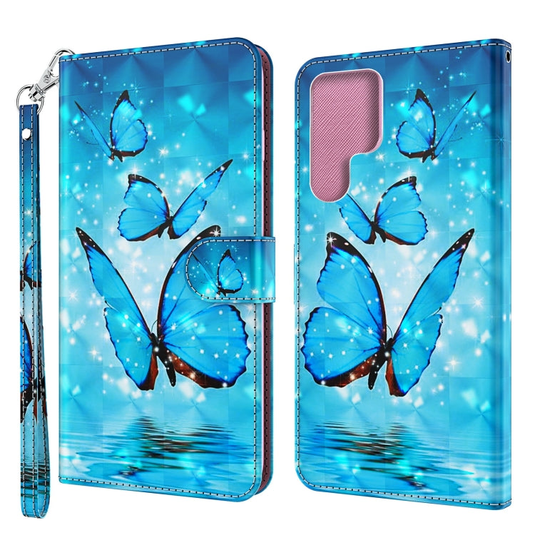 3D Painting Pattern TPU + PU Leather Phone Case