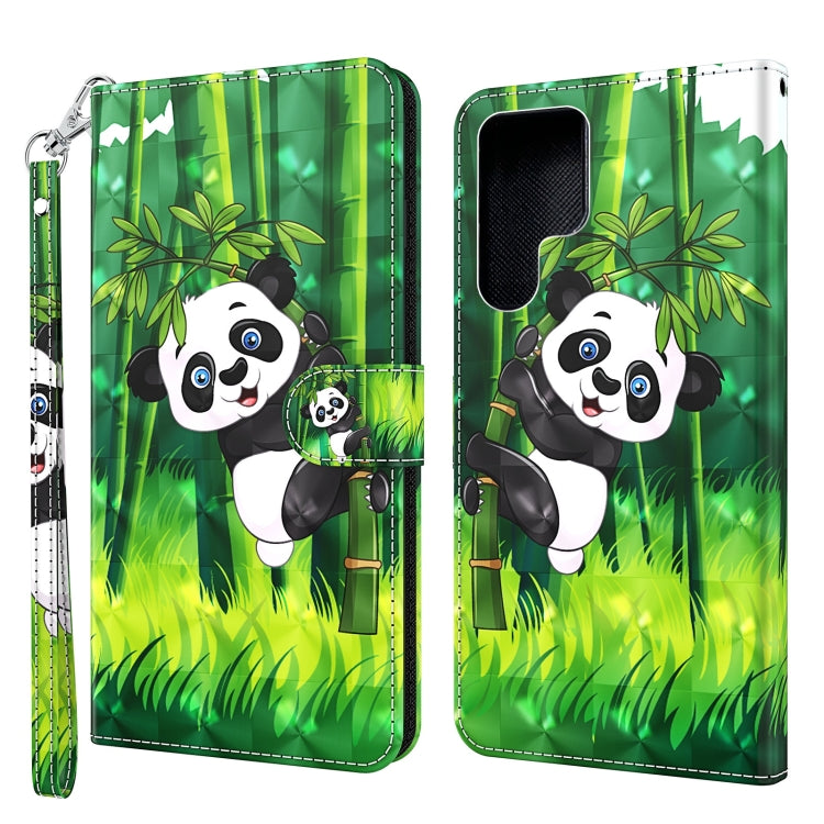 3D Painting Pattern TPU + PU Leather Phone Case