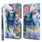 3D Painting Pattern TPU + PU Leather Phone Case