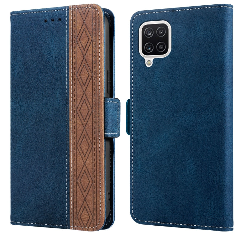 Stitching Side-Magnetic RFID Leather Phone Case, For Samsung Galaxy A02, For Samsung Galaxy A02s, For Samsung Galaxy A03s 166mm, For Samsung Galaxy A12 5G, For Samsung Galaxy A13 4G, For Samsung Galaxy A13 5G, For Samsung Galaxy A22 5G�����������������...