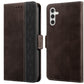 Stitching Side-Magnetic RFID Leather Phone Case, For Samsung Galaxy A02, For Samsung Galaxy A02s, For Samsung Galaxy A03s 166mm, For Samsung Galaxy A12 5G, For Samsung Galaxy A13 4G, For Samsung Galaxy A13 5G, For Samsung Galaxy A22 5G�����������������...