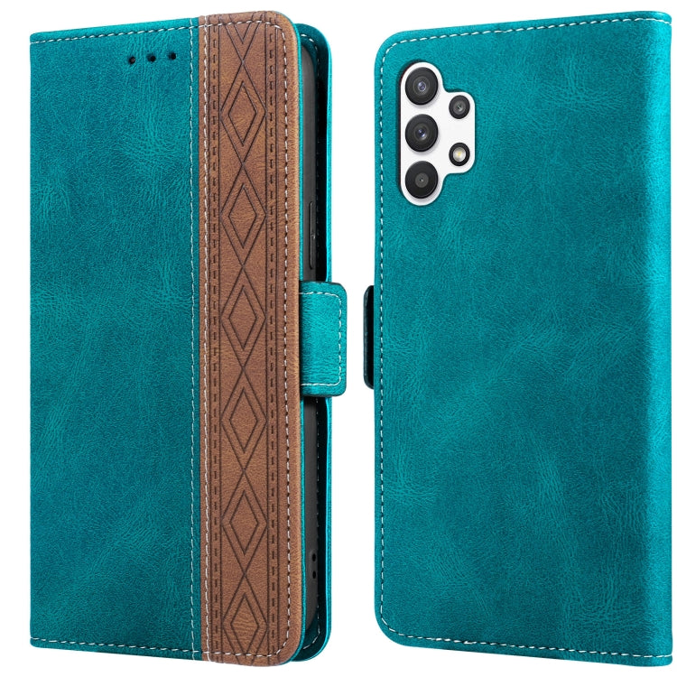 Stitching Side-Magnetic RFID Leather Phone Case, For Samsung Galaxy A02, For Samsung Galaxy A02s, For Samsung Galaxy A03s 166mm, For Samsung Galaxy A12 5G, For Samsung Galaxy A13 4G, For Samsung Galaxy A13 5G, For Samsung Galaxy A22 5G�����������������...