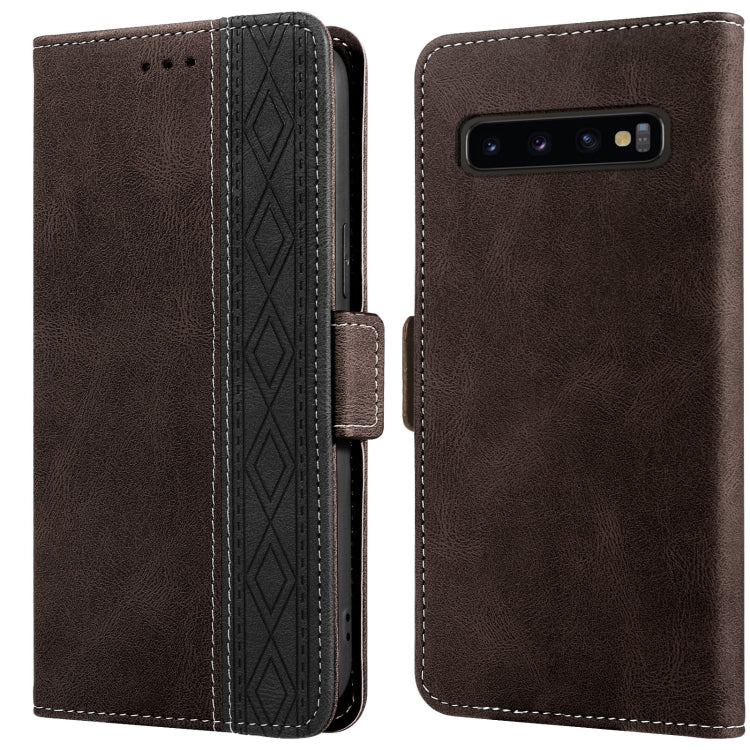 Stitching Side-Magnetic RFID Leather Phone Case, For Samsung Galaxy A53 5G, For Samsung Galaxy A72 4G / 5G, For Samsung Galaxy A73 5G, For Samsung Galaxy S10, For Samsung Galaxy S10+, For Samsung Galaxy S20, For Samsung Galaxy S20 FE 5G����������������...