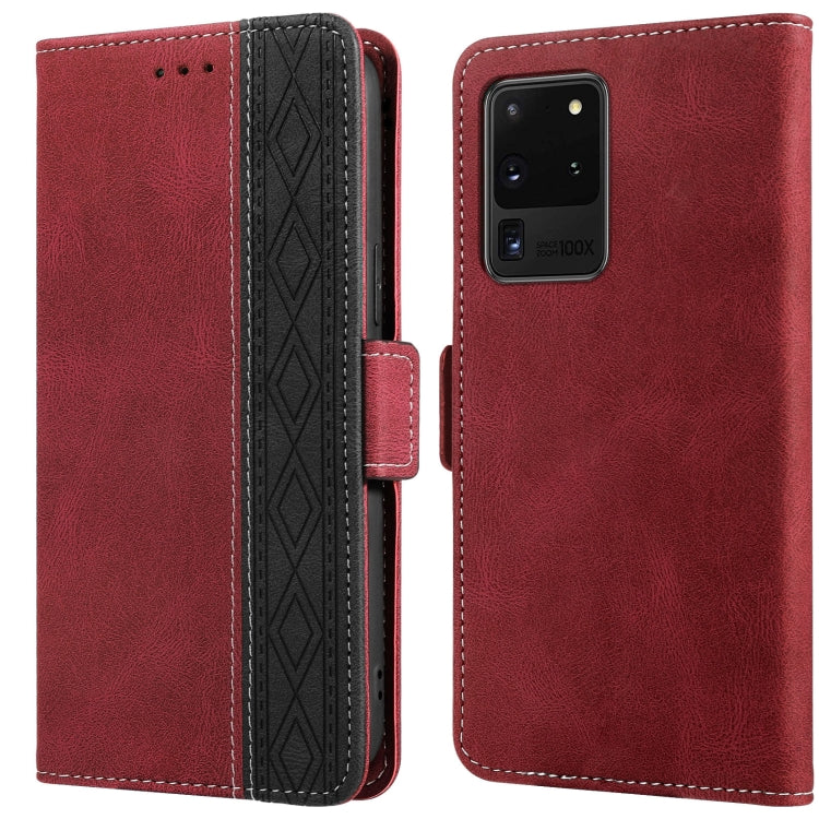Stitching Side-Magnetic RFID Leather Phone Case, For Samsung Galaxy A53 5G, For Samsung Galaxy A72 4G / 5G, For Samsung Galaxy A73 5G, For Samsung Galaxy S10, For Samsung Galaxy S10+, For Samsung Galaxy S20, For Samsung Galaxy S20 FE 5G����������������...