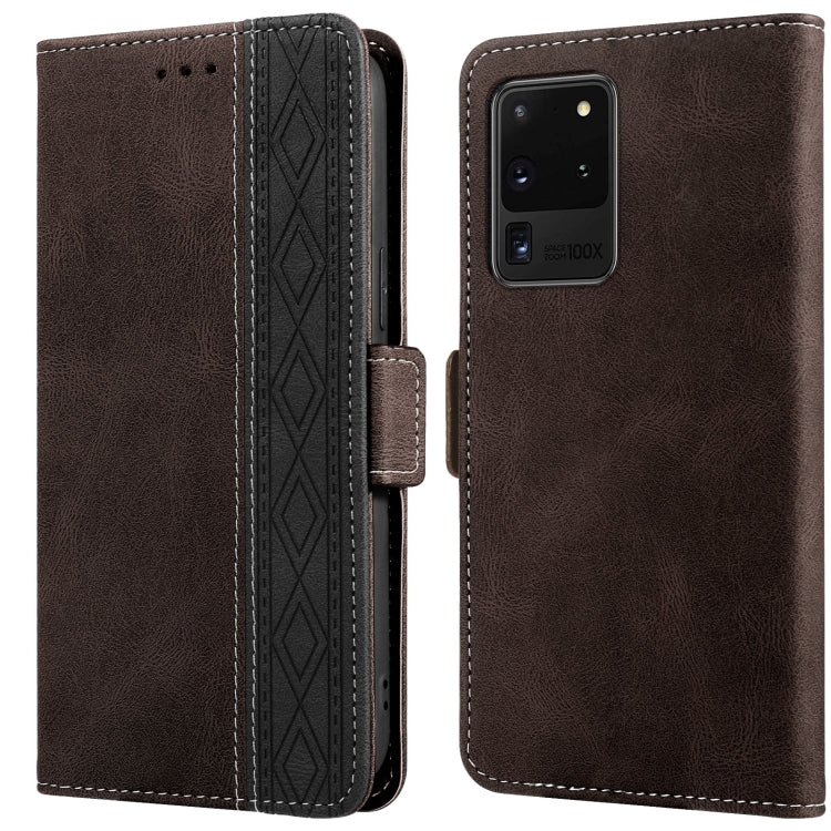 Stitching Side-Magnetic RFID Leather Phone Case, For Samsung Galaxy A53 5G, For Samsung Galaxy A72 4G / 5G, For Samsung Galaxy A73 5G, For Samsung Galaxy S10, For Samsung Galaxy S10+, For Samsung Galaxy S20, For Samsung Galaxy S20 FE 5G����������������...