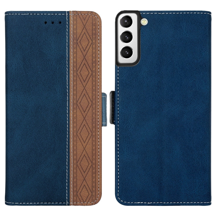 Stitching Side-Magnetic RFID Leather Phone Case, For Samsung Galaxy S22 5G, For Samsung Galaxy S22+ 5G, For Samsung Galaxy S22 Ultra 5G