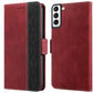 Stitching Side-Magnetic RFID Leather Phone Case, For Samsung Galaxy S22 5G, For Samsung Galaxy S22+ 5G, For Samsung Galaxy S22 Ultra 5G