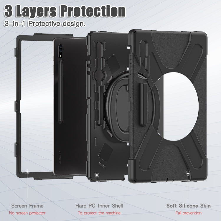 Silicone + PC Tablet Protective Case, For Samsung Galaxy Tab S8 Ultra X900
