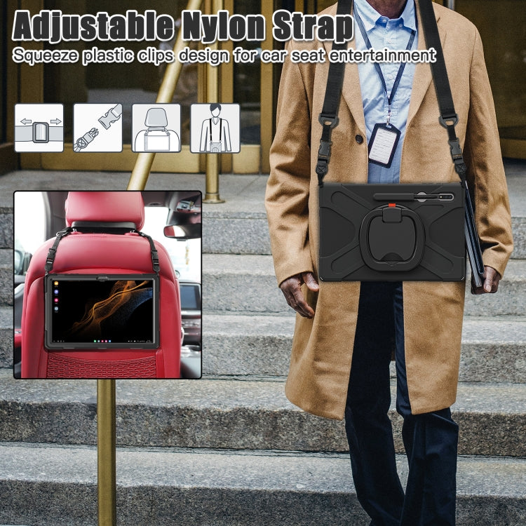 Silicone + PC Tablet Protective Case, For Samsung Galaxy Tab S8 Ultra X900