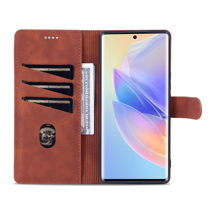 AZNS Skin Feel Calf Texture Horizontal Flip Leather Phone Case, For Honor 60 SE, For Samsung Galaxy A23 5G