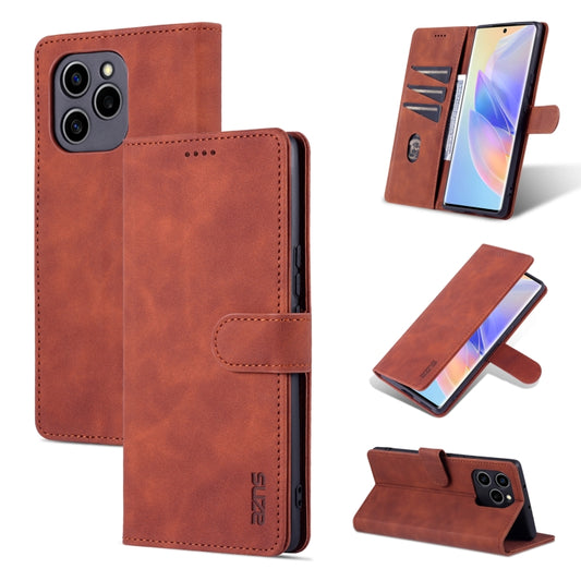 AZNS Skin Feel Calf Texture Horizontal Flip Leather Phone Case, For Honor 60 SE, For Samsung Galaxy A23 5G