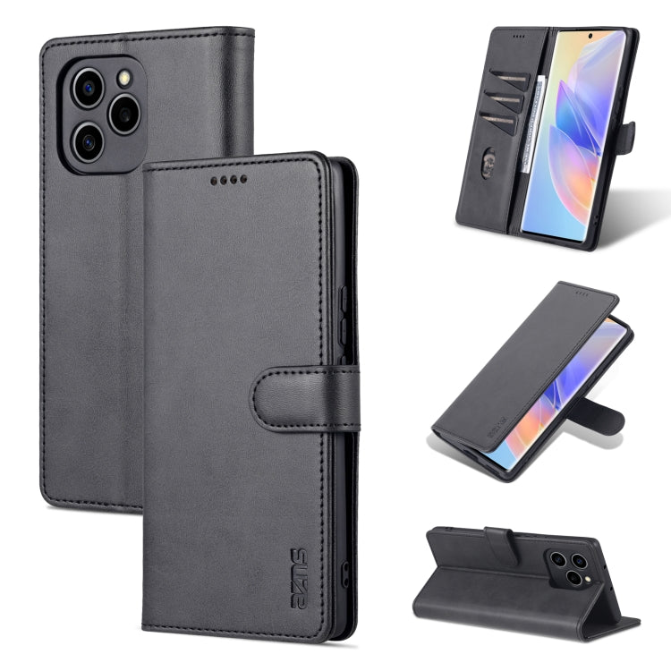 AZNS Skin Feel Calf Texture Horizontal Flip Leather Phone Case, For Honor 60 SE, For Samsung Galaxy A23 5G