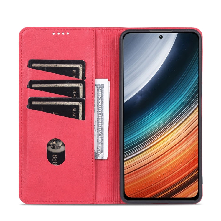 AZNS Magnetic Calf Texture Leather Phone Case, For Xiaomi Redmi K40S, For Xiaomi Redmi K50 / K50 Pro, For Samsung Galaxy A23 5G
