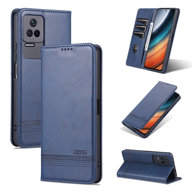 AZNS Magnetic Calf Texture Leather Phone Case, For Xiaomi Redmi K40S, For Xiaomi Redmi K50 / K50 Pro, For Samsung Galaxy A23 5G