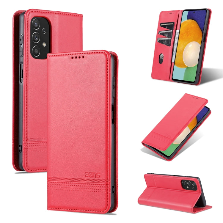 AZNS Magnetic Calf Texture Leather Phone Case, For Xiaomi Redmi K40S, For Xiaomi Redmi K50 / K50 Pro, For Samsung Galaxy A23 5G