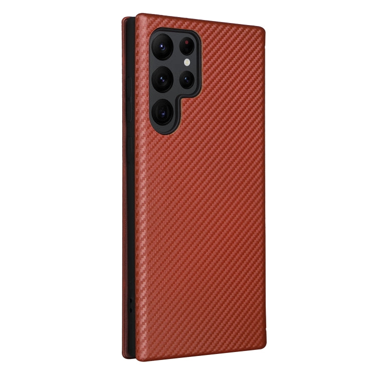 Carbon Fiber Texture Magnetic Horizontal Flip Leather Phone Case, For Samsung Galaxy S22 Ultra 5G, For OnePlus Nord CE 2 5G, For Xiaomi Poco X4 Pro 5G, For Motorola Moto G22, For TCL 30 5G / 30+