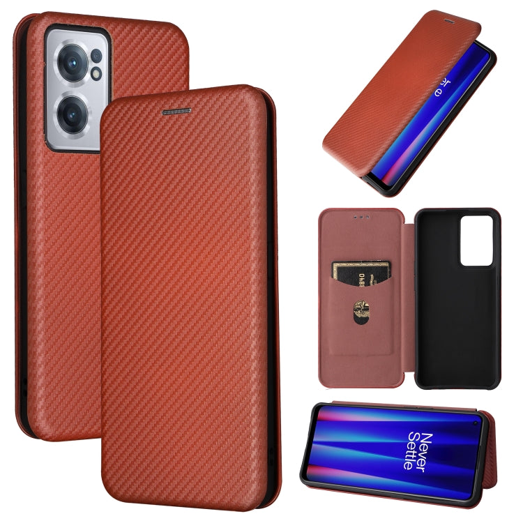 Carbon Fiber Texture Magnetic Horizontal Flip Leather Phone Case, For Samsung Galaxy S22 Ultra 5G, For OnePlus Nord CE 2 5G, For Xiaomi Poco X4 Pro 5G, For Motorola Moto G22, For TCL 30 5G / 30+