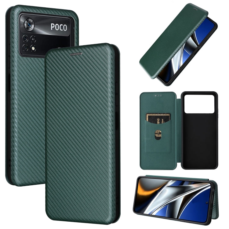Carbon Fiber Texture Magnetic Horizontal Flip Leather Phone Case, For Samsung Galaxy S22 Ultra 5G, For OnePlus Nord CE 2 5G, For Xiaomi Poco X4 Pro 5G, For Motorola Moto G22, For TCL 30 5G / 30+
